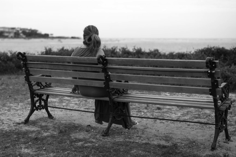 person-on-a-bench