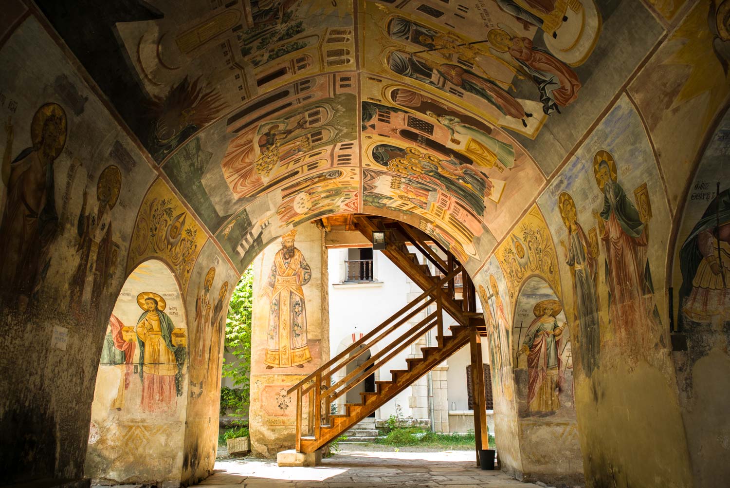 Bachkovo monastery wall paintings