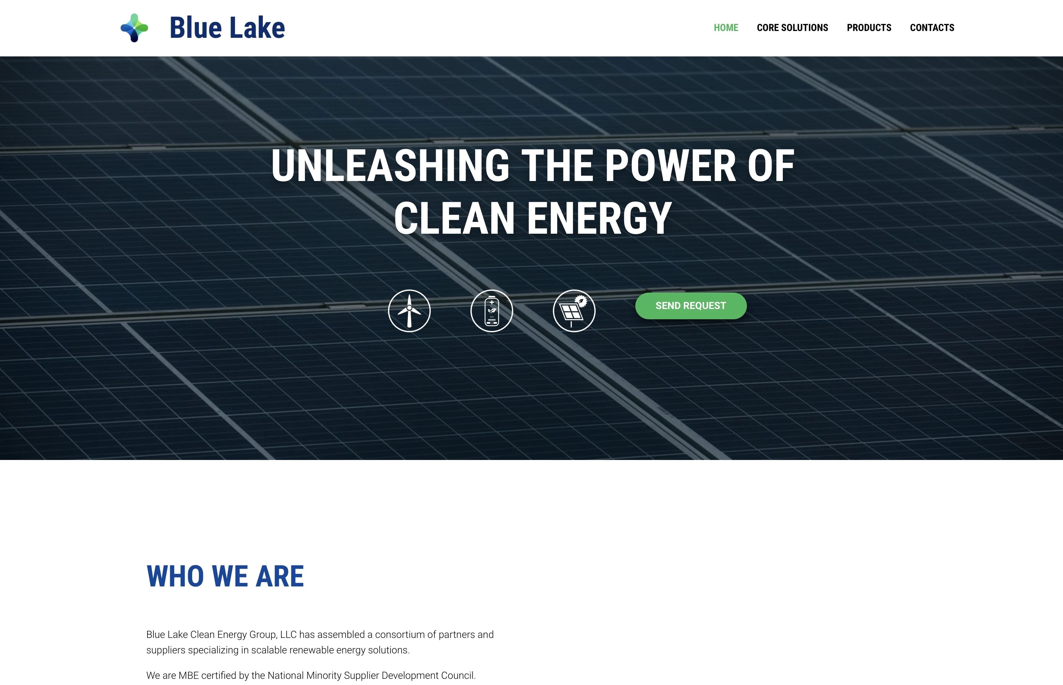 Engaging top header banner with direct contact us button and number