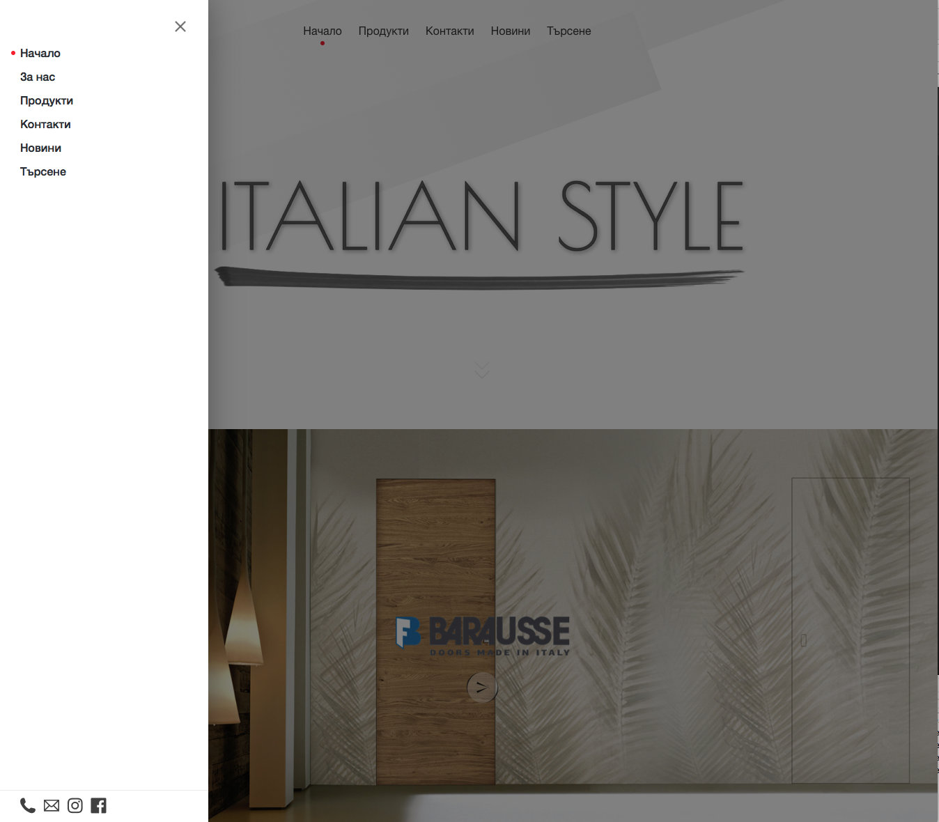 highly organized menu that works equally on desktop or mobile