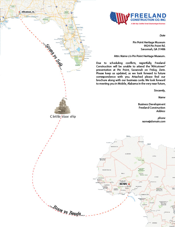 creative proposal for Freeland Construction