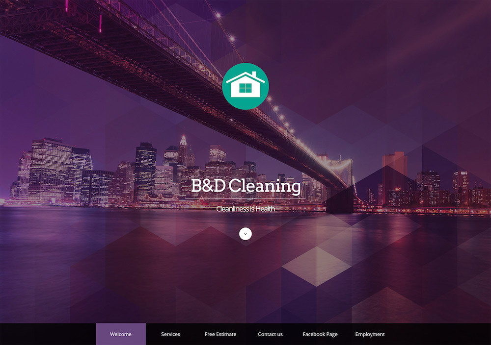 website for B&D Cleaning LLC