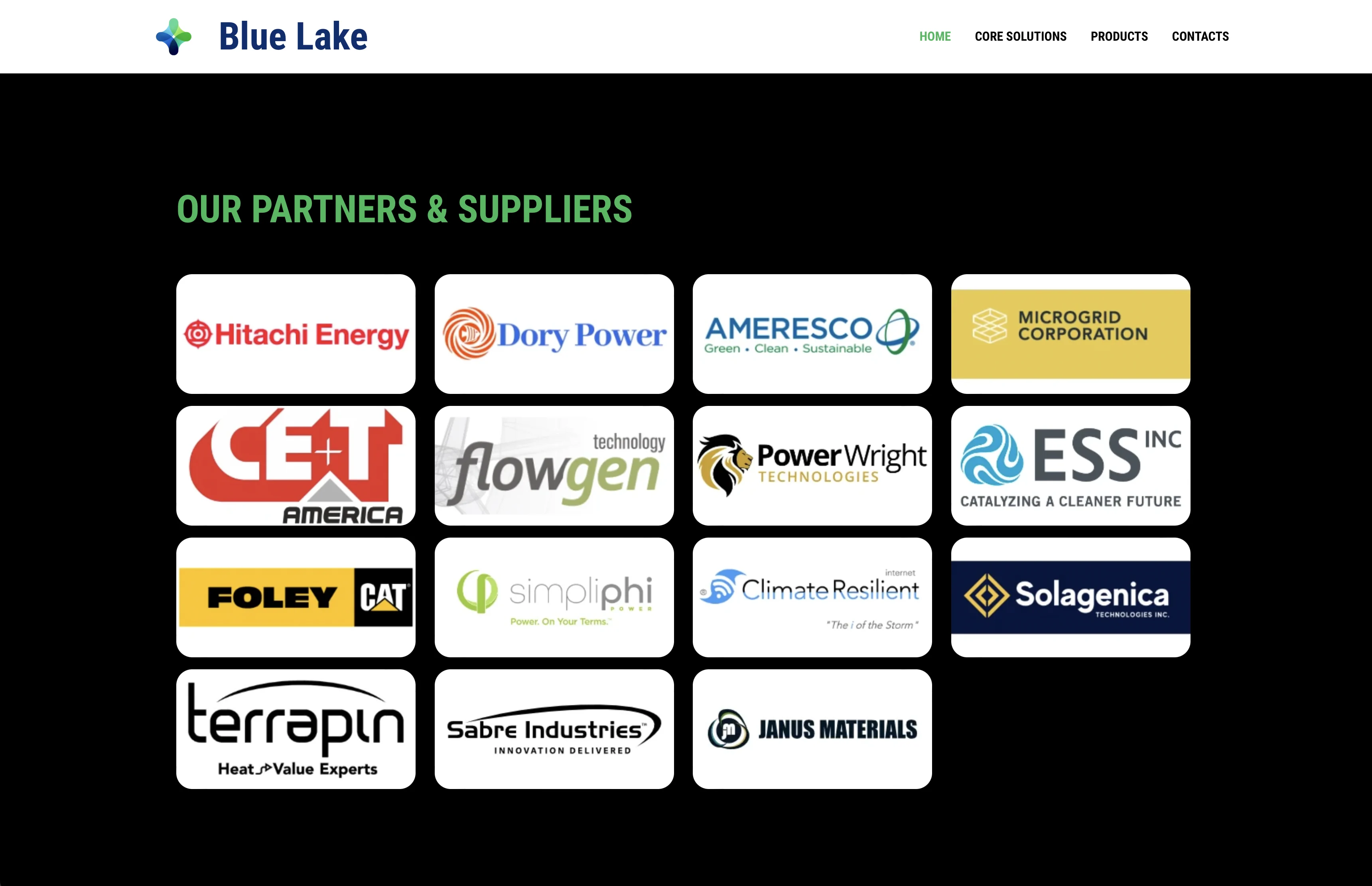 elegant and compressed clients section on the front page